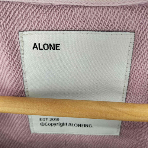 アローン ALONE エルボーパッチ クルーネック スウェット メンズ JPN:4