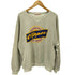 90-00S Dipper THE MARK OF TREND オーバル ロゴ プリント 前V クルーネック スウェット メンズ 2LARGE