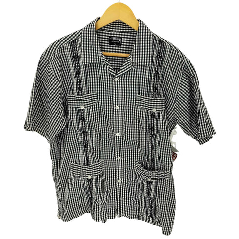 ステューシー Stussy ギンガムチェック キューバシャツ メンズ import:L