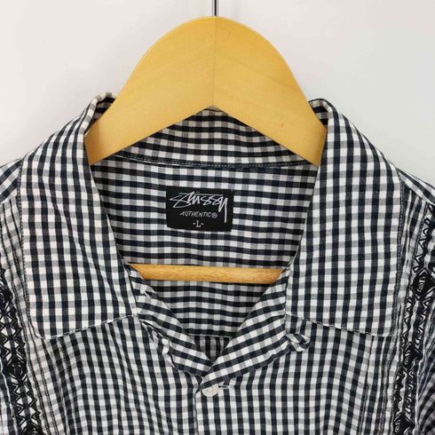 ステューシー Stussy ギンガムチェック キューバシャツ メンズ import:L