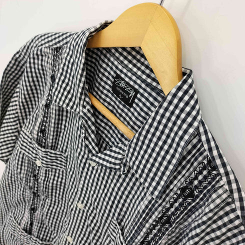 ステューシー Stussy ギンガムチェック キューバシャツ メンズ import:L