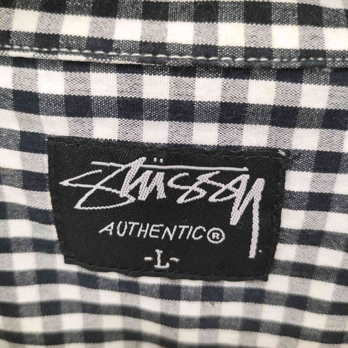 ステューシー Stussy ギンガムチェック キューバシャツ メンズ import:L