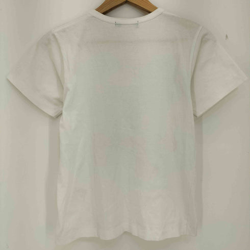 コムデギャルソン COMME des GARCONS live free with strong will プリント 半袖Tシャツ レディース JPN:S