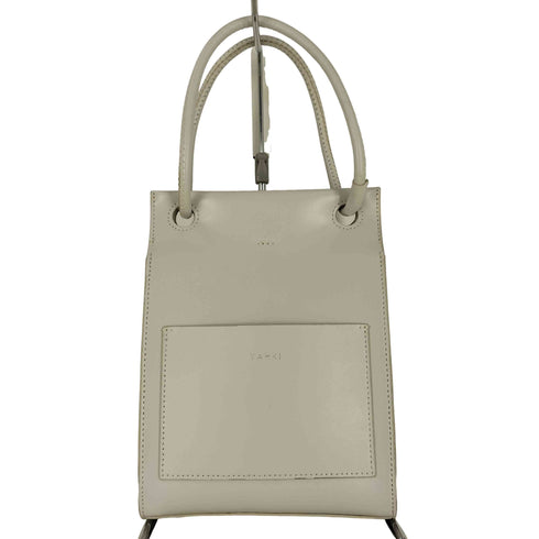 ヤーキ YAHKI ダブルフェイスレザースクエアハンドバッグ レディース