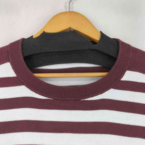 ラコステ LACOSTE コットンニットマリンボーダーTシャツ メンズ FR:5