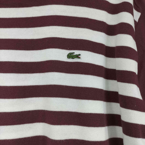 ラコステ LACOSTE コットンニットマリンボーダーTシャツ メンズ FR:5