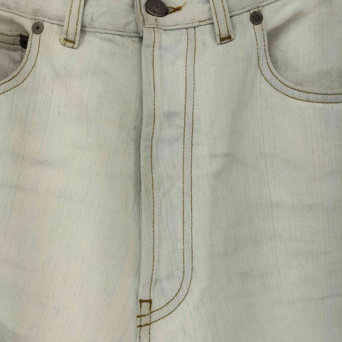 メゾンマルジェラ Maison Margiela 21SS ボタンフライカットオフデニムパンツ メンズ
