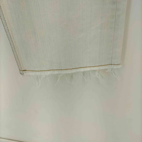 メゾンマルジェラ Maison Margiela 21SS ボタンフライカットオフデニムパンツ メンズ