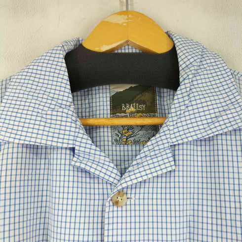 B.BALLSY Military wrap wide check shirt メンズ FREE