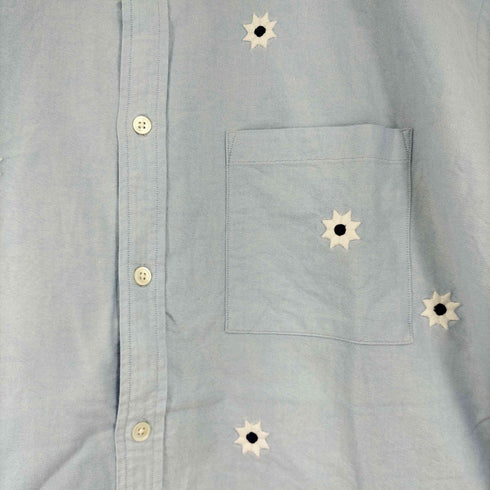 NICK GEAR フラワー刺繍 半袖シャツ メンズ JPN:M