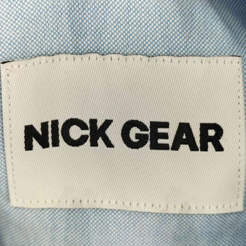 NICK GEAR フラワー刺繍 半袖シャツ メンズ JPN:M