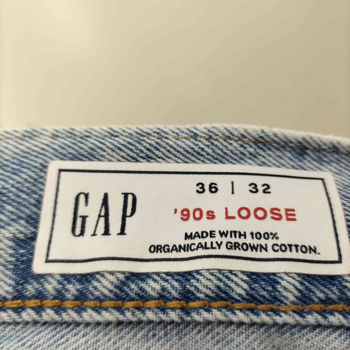 ギャップ Gap 23AW '90s LOOSE ルーズフィットデニム ボタンフライ ウォッシュ 加工 デニム パンツ メンズ W36 L32