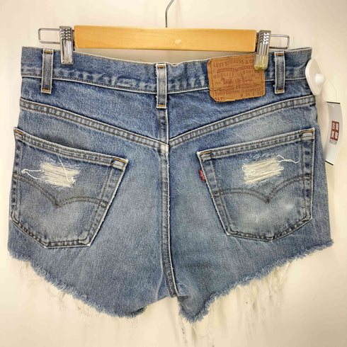 リーバイス Levis 90S USA製 517 BOOT CUT ボタン裏511刻印 ダメージ加工 カットオフ デニム ショーツ パンツ レディース W34