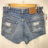 リーバイス Levis 90S USA製 517 BOOT CUT ボタン裏511刻印 ダメージ加工 カットオフ デニム ショーツ パンツ レディース W34