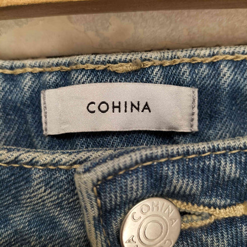 コヒナ COHINA KUROKI DENIM セミワイドストレート レディース regular-S