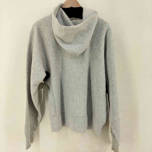 チャンピオン Champion 80S USA製 カレッジロゴプリント WING FOOT REVERSE WEAVE HOODIE サイドパネル 目無し メンズ import:L