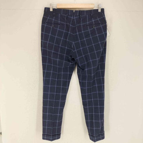 インコテックス INCOTEX SLIM FIT チェックウールパンツ メンズ JPN:48