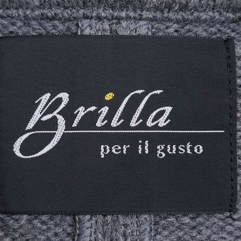 ブリッラペルイルグースト BRILLA per il gusto ウール 3B ニットジャケット メンズ JPN:46
