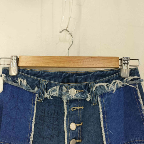 ツギハギフレアパンツ レディース