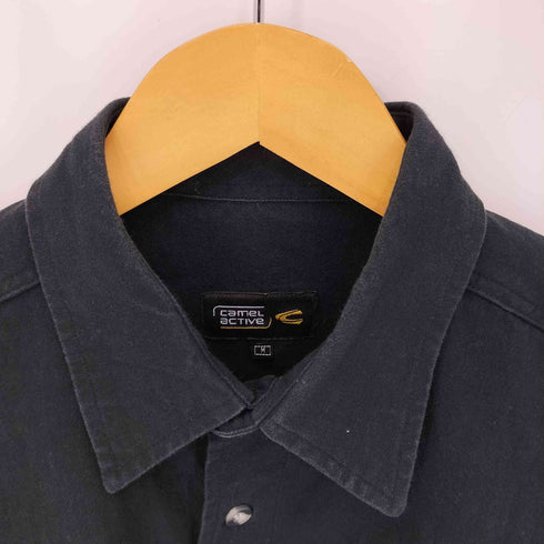 camel active 90S ロゴ刺繍 コットン S/S シャツ メンズ import:M