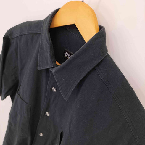 camel active 90S ロゴ刺繍 コットン S/S シャツ メンズ import:M