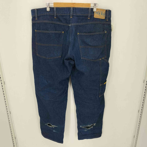 プリズンブルー PRSN BLU USA製 ダブルニー デニム パンツ メンズ W44 L32