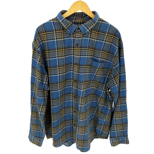 ランズエンド LANDS END TRADITIONAL FIT チェック柄 BD シャツ メンズ XXL