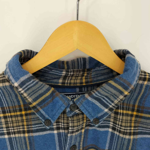 ランズエンド LANDS END TRADITIONAL FIT チェック柄 BD シャツ メンズ XXL