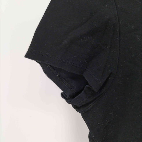 ランバンコレクション LANVIN COLLECTION S/S フロントロゴプリントクルーネックTシャツ レディース JPN:38