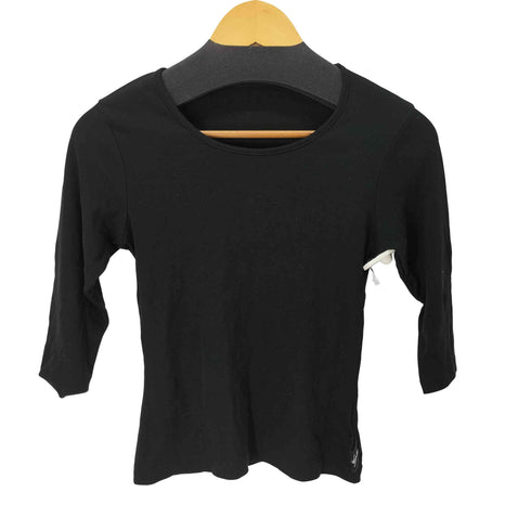 ヨウジヤマモト Yohji Yamamoto L/S 七分丈クルーネックTシャツ レディース JPN:3