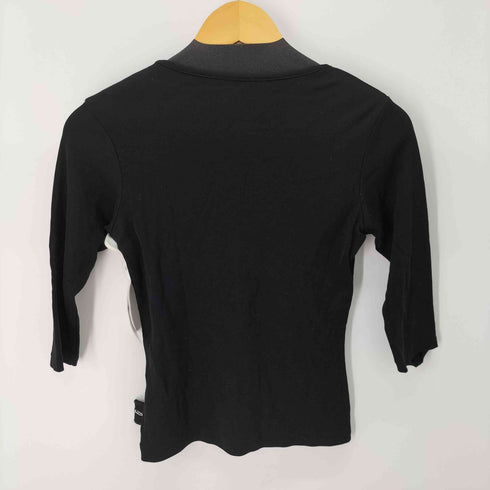 ヨウジヤマモト Yohji Yamamoto L/S 七分丈クルーネックTシャツ レディース JPN:3