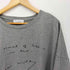 ジェイダブリューアンダーソン JW ANDERSON OSCAR WILDE MESSAGE PRINT OVERSIZE TEE オスカーワイルド メンズ import:M