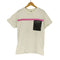 トーガオッズアンドエンズ TOGA Odds&Ends コットン 異素材 切替 ポケット ライン デザイン S/S Tシャツ レディース JPN:2
