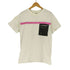 トーガオッズアンドエンズ TOGA Odds&Ends コットン 異素材 切替 ポケット ライン デザイン S/S Tシャツ レディース JPN:2
