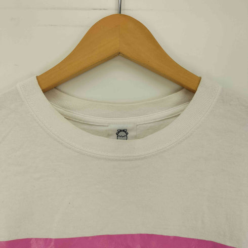 トーガオッズアンドエンズ TOGA Odds&Ends コットン 異素材 切替 ポケット ライン デザイン S/S Tシャツ レディース JPN:2