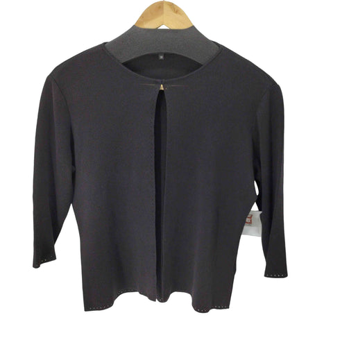 ランバンコレクション LANVIN COLLECTION シルク混ラップカーディガン レディース JPN:38