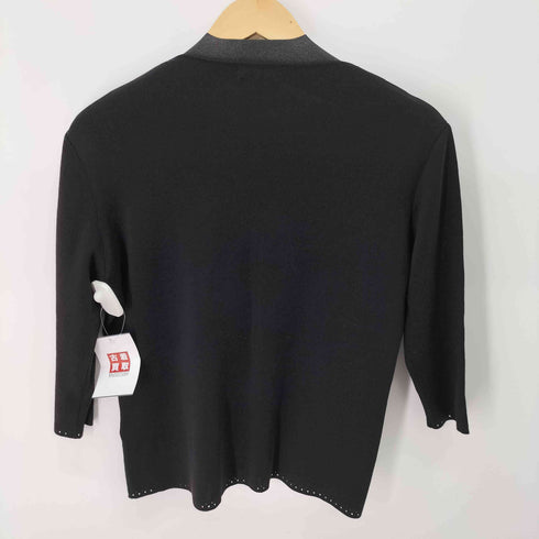 ランバンコレクション LANVIN COLLECTION シルク混ラップカーディガン レディース JPN:38