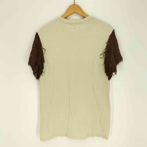 トーガオッズアンドエンズ TOGA Odds&Ends コットン 袖切替 フリンジ スリーブ S/S Tシャツ レディース JPN:1