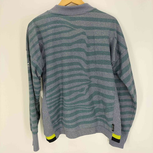 アディダス adidas 袖ロゴ ボーダー ジップアップ ブルゾン ジャケット メンズ JPN:M