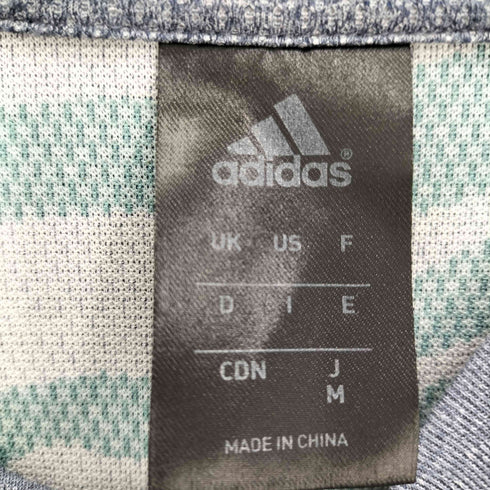 アディダス adidas 袖ロゴ ボーダー ジップアップ ブルゾン ジャケット メンズ JPN:M