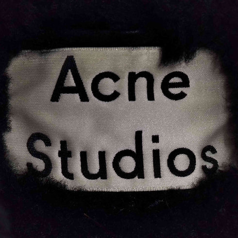 アクネストゥディオズ ACNE STUDIOS VELOCITE PAW17 ムートン ボア レザー ダブルライダースジャケット レディース 32