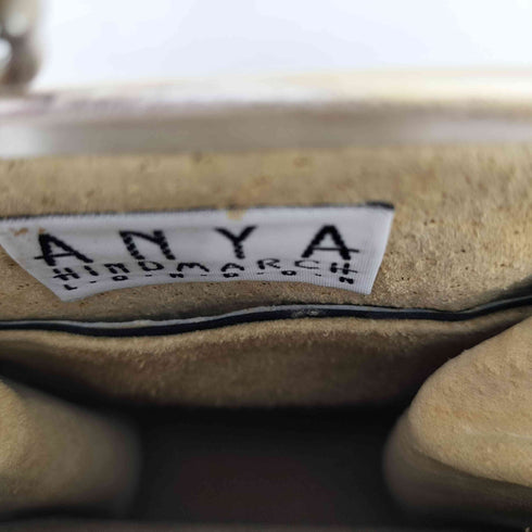 アニヤハインドマーチ ANYA HINDMARCH デザインがま口ハンドバッグ レディース