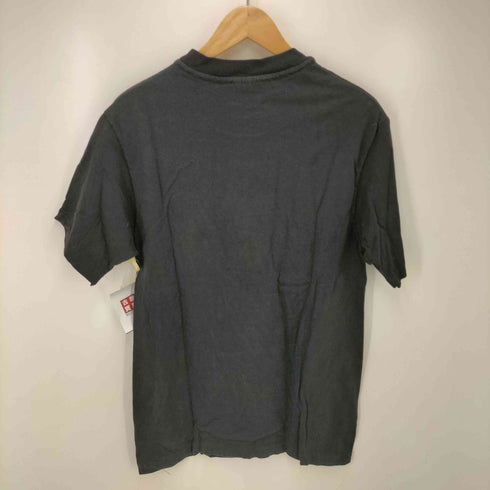 90S USA製 ANVIL ボディ フットボール ラバー プリント S/S クルーネック Tシャツ 1992 シングルステッチ メンズ import:L