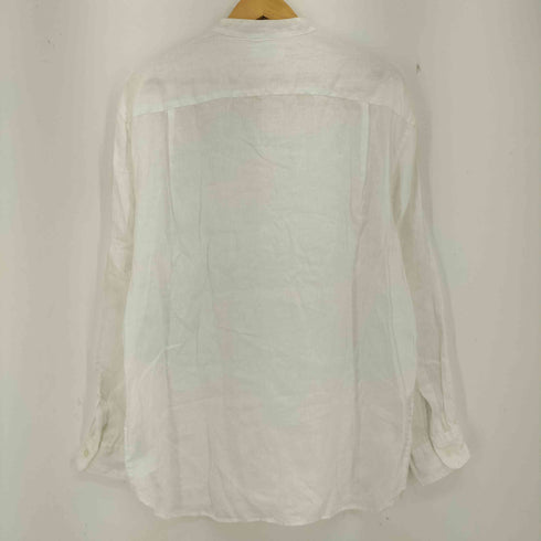 ユニクロ UNIQLO プレミアムリネンスタンドカラーシャツ メンズ JPN:XL