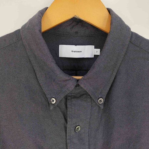 グラフペーパー Graphpaper Oxford L/S B.D Box Shirt オックスフォード ボタンダウンシャツ メンズ JPN:2