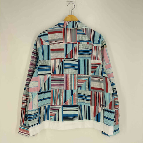 ボーディ BODE PATCHWORK OXFORD LS SHIRT パッチワーク シャツ メンズ XL/XXL