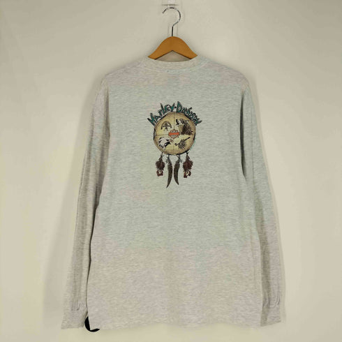ハーレーダビッドソン HARLEY-DAVIDSON 90s USA製 HOLOUBEKボディ 両面プリント ロングスリーブTシャツ メンズ import:L