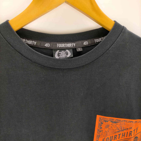 フォーサーティー fourthirty 両面ロゴロングスリーブTシャツ メンズ JPN:1