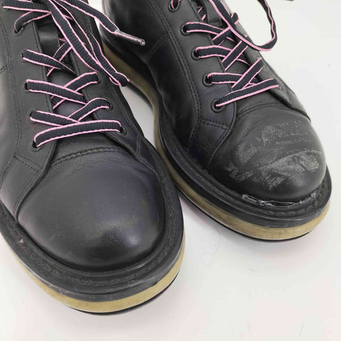 プラダ PRADA ロゴ型押し レザー ローカット スニーカー メンズ 6
