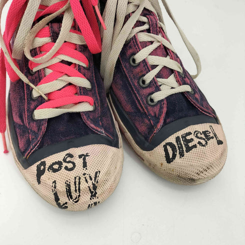 ディーゼルインダストリー Diesel Industry ロゴ刺繍 ハイカット スニーカー メンズ JPN:26.5